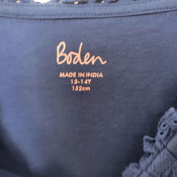 Boden Button-down top Long Sleeves Blue 13-14Y - Picture 3 of 5